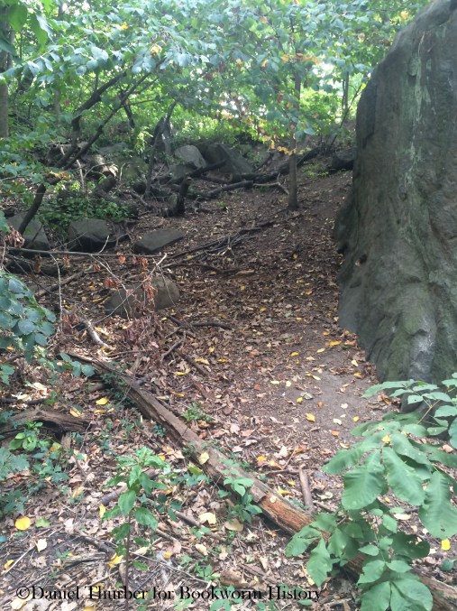 ramble-cave-hillside-back-entrance-today-central-park-new-york-city-bookworm-history-daniel-thurber