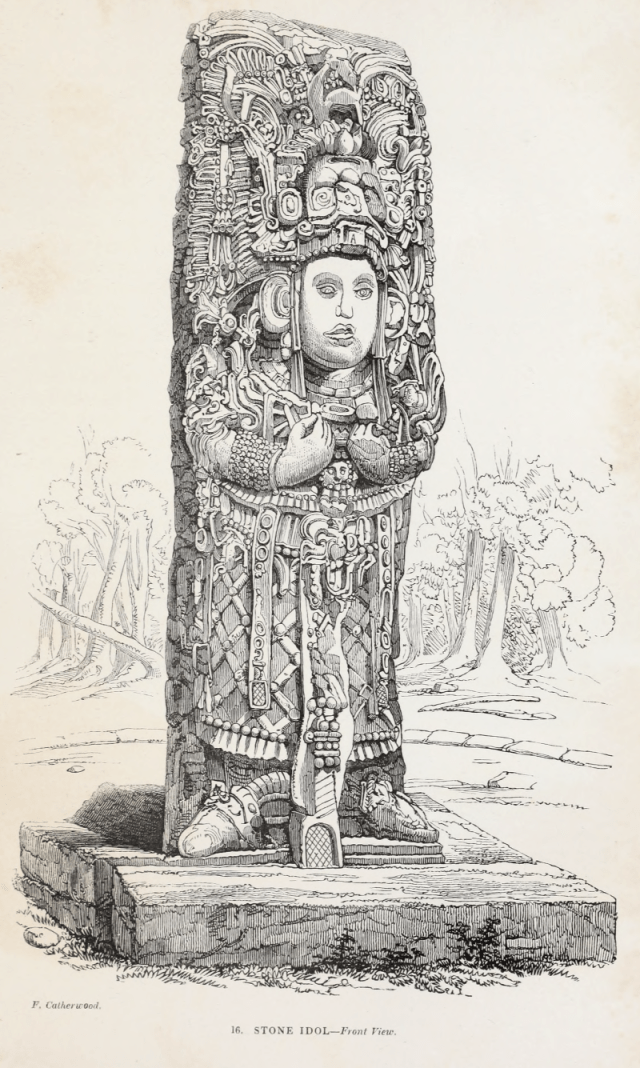 Stone Idol-Frederick Catherwood-Broadway-Prince and Mercer Street-Manhattan-New York City-Bookworm History-Daniel Thurber